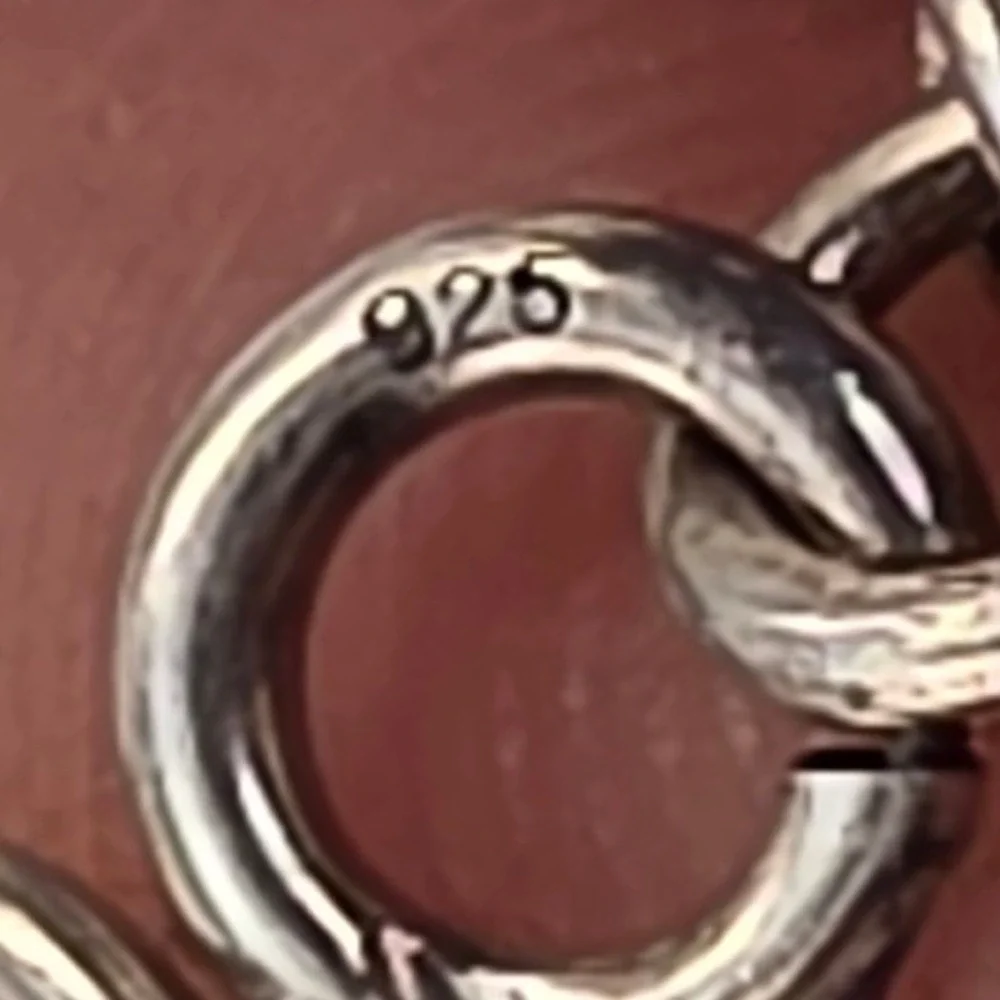 925 Sterling Silver Elephant Charm Bracelet with Bell Good Luck Jewelry 11.42g